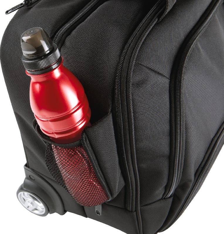 Trolley ordinateur en polyester 1680D - Réf: KI0904 - Kimood - Compartiments multiples et poignée ergonomique_2