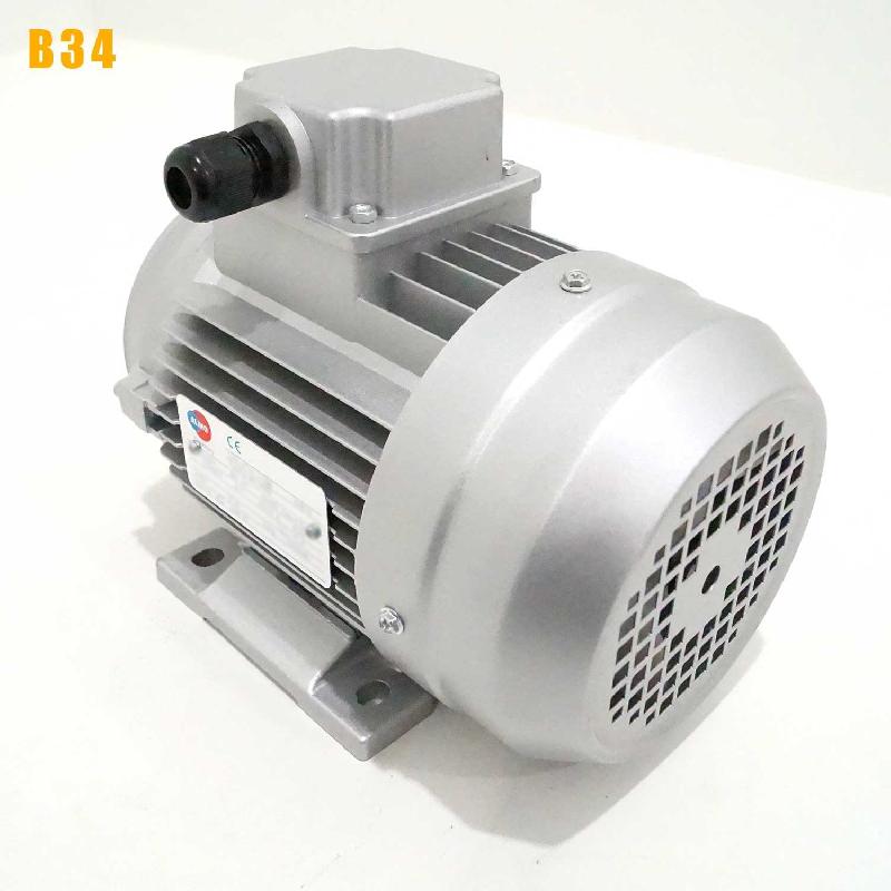Moteur électrique triphasé 230/400V - 1,5 kW - 1500 tr/min - ALMO MH390L4B34 - Aluminium - Bride B34_2