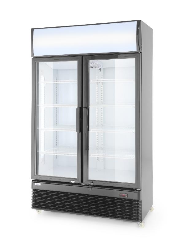 Armoire réfrigérée avec caisson lumineux 2portes vitrées 618L ARKTIC HENDI_2