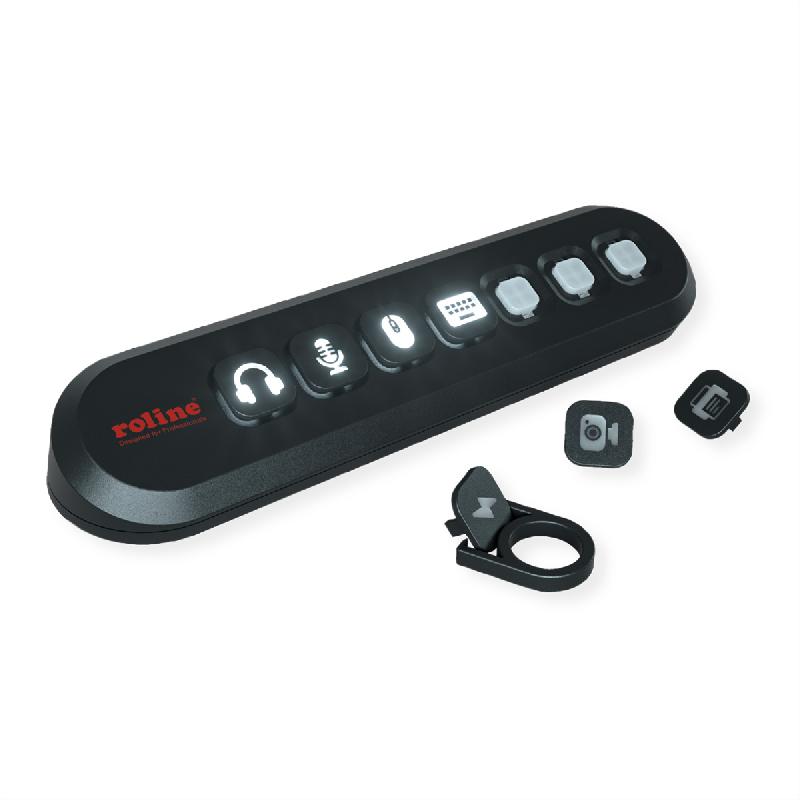 ROLINE Hub USB 3.2 Gen 1, 7 ports, prise type A, boutons interchangeables_2