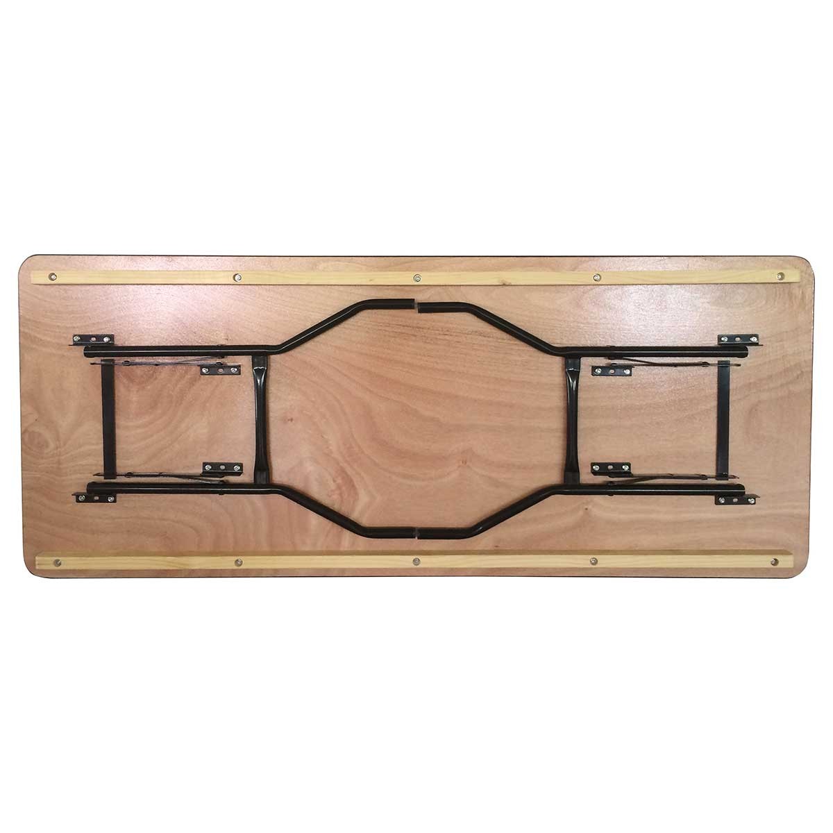 Table pliante en bois 180 cm - Lot de 5 - Usage professionnel intensif_2