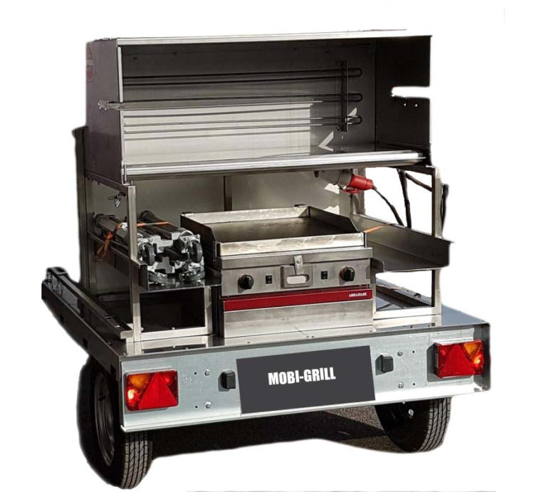 Tournebroche électrique gse mobigrill, idéal pour les animations magasins_2