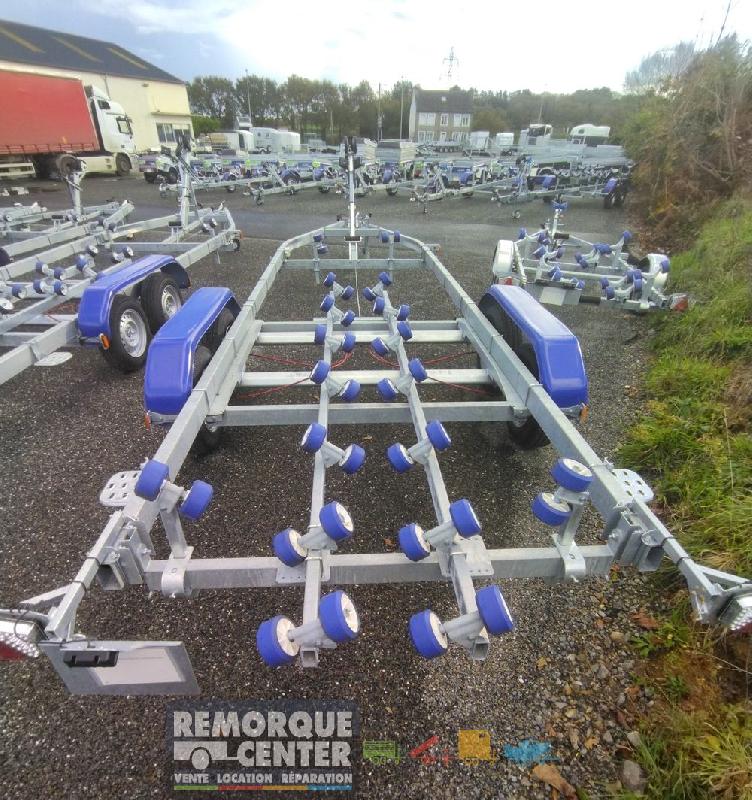 Porte bateau multi-rouleaux GALAXY -GD18 / G2702 - PTAC : 3500 Kg - 2 essieux - Sun Way_2