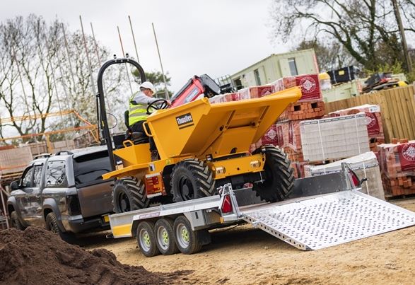 Remorque porte-engin robuste, configurable et polyvalente pour engins - Disponible en version double essieu - GENERAL PLANT -  551-2713-27-2-13_2