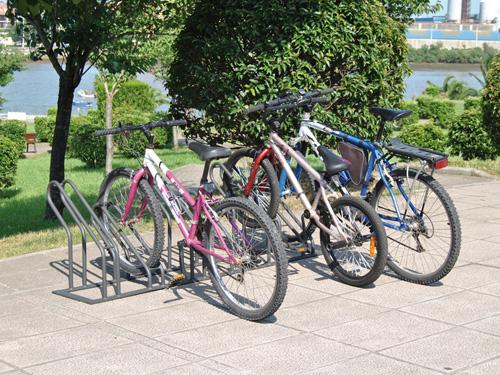 Support Cycles en Acier pour 4 ou 6 Vélos - Acier Oxyron Noir_2