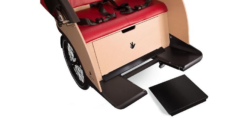 Triporteur électrique Triobike Taxi - moteur pédalier Brose et boîte Enviolo CA, 501 Wh, 250 W_2