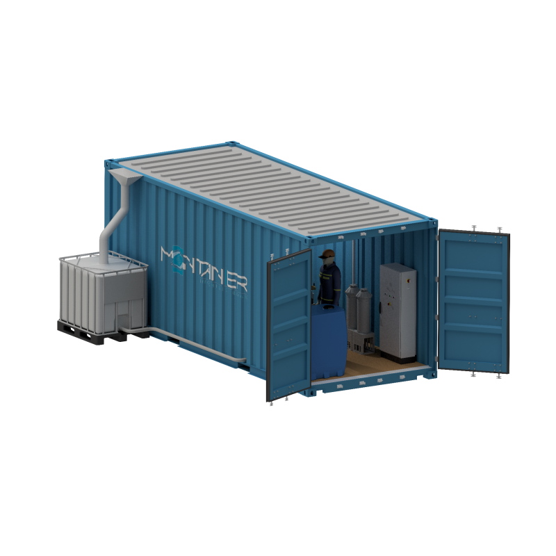 Système de recyclage des eaux de lavage transportable avec cuve 500 L  -Débit jusqu'à 1 m3/h - CYCLA 1_0