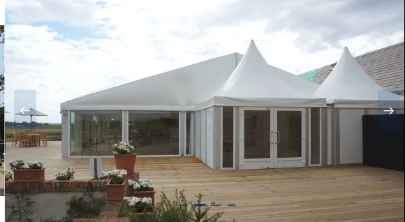 Tente Pagode carrée élégante à Toiture Pointue pour événements - HTS TENTIQ GMBH_2