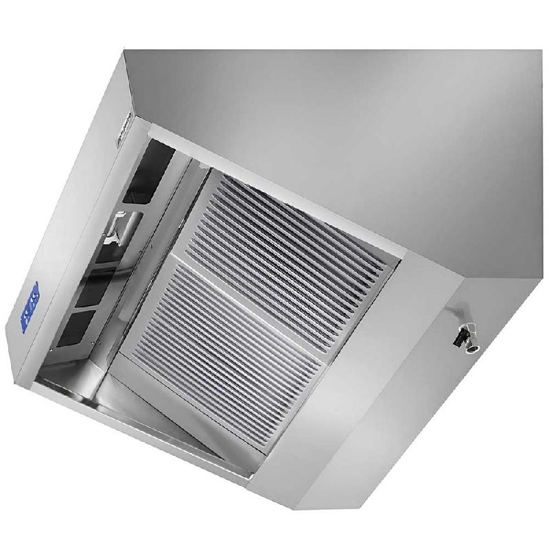 Hotte murale inox - 1m40 - avec moteur, régulateur, filtre et éclairage | Profondeur 900 mm_2