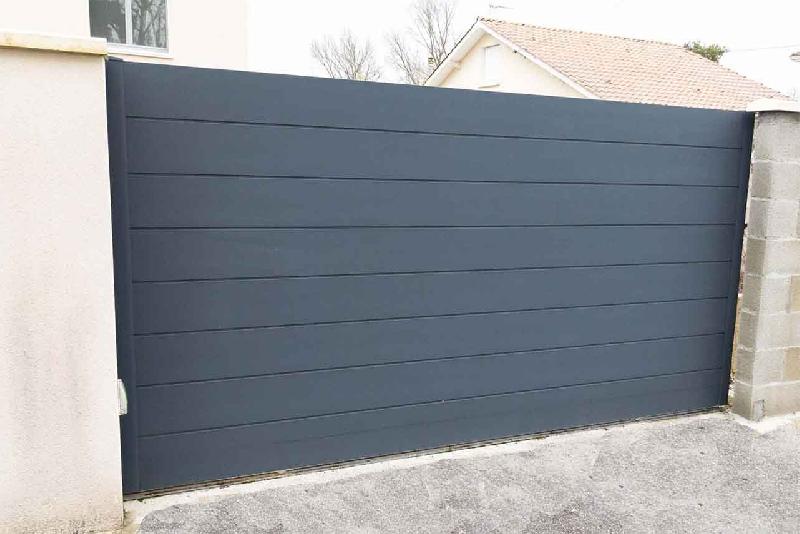 Portail coulissant standard sans traverse - 4000 / 1490_2