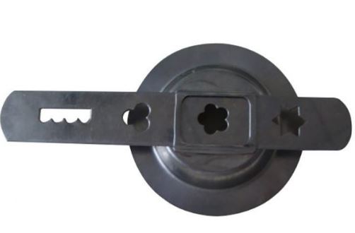 Hachoir à viande manuel en fonte d'acier_2