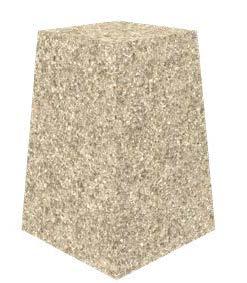 Plot et Borne Pyry en Béton - 3 Finitions - Blanc Sablé, Gris Sablé, Gravillons Lavés_2