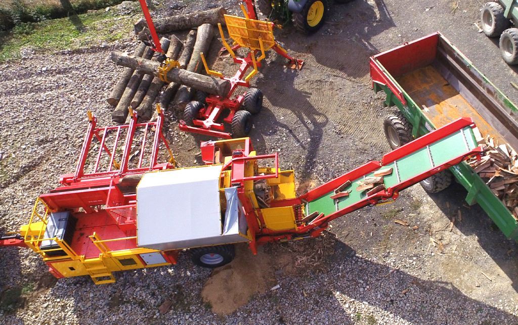 Combiné à bois de chauffage xylog 600 - rabaud sas - diamètre de coupe