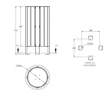 Corbeille HARMONIE 40 litres en compact_2