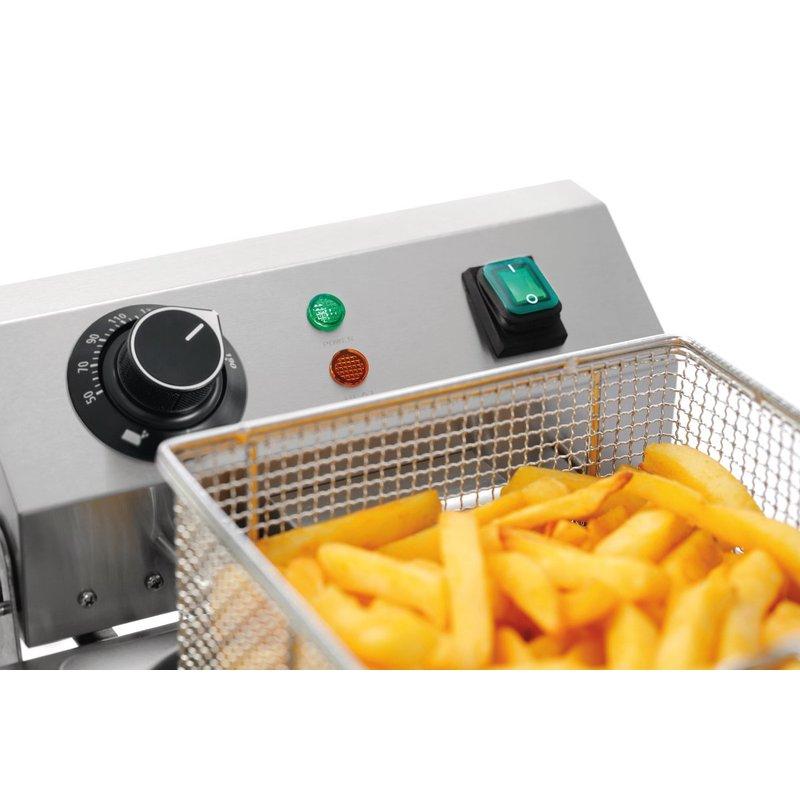 Friteuse électrique à poser SNACK IV Plus - 2 cuves - 2 x 9 L - avec robinet de vidange | Bartscher_2