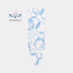 Housse de table à repasser taille B -124 x 38 cm, set complet - Bubbles avec tissu triple couche pour une meilleure diffusion de vapeur_2