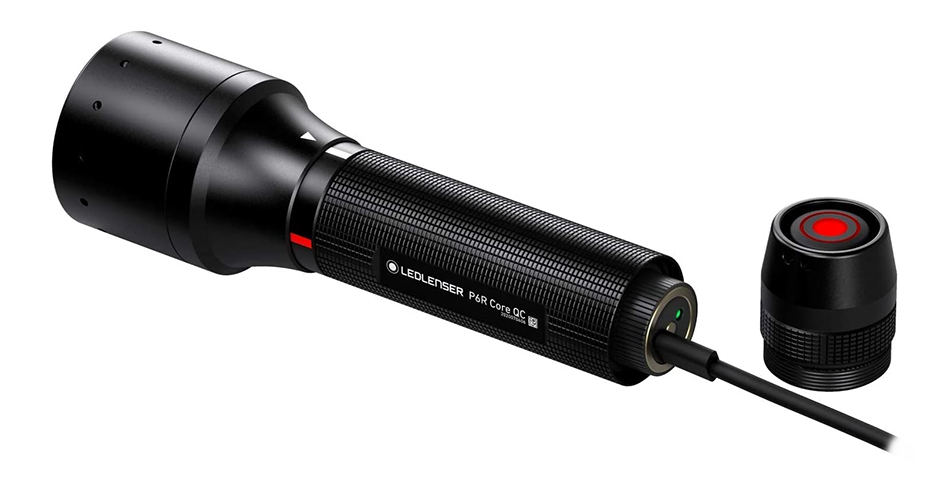 Lampe torche LED - LedLenser® P6R Core QC - 4 couleurs - Rechargeable - Etanche IP54 - Portée 335m - 270 lumens_2