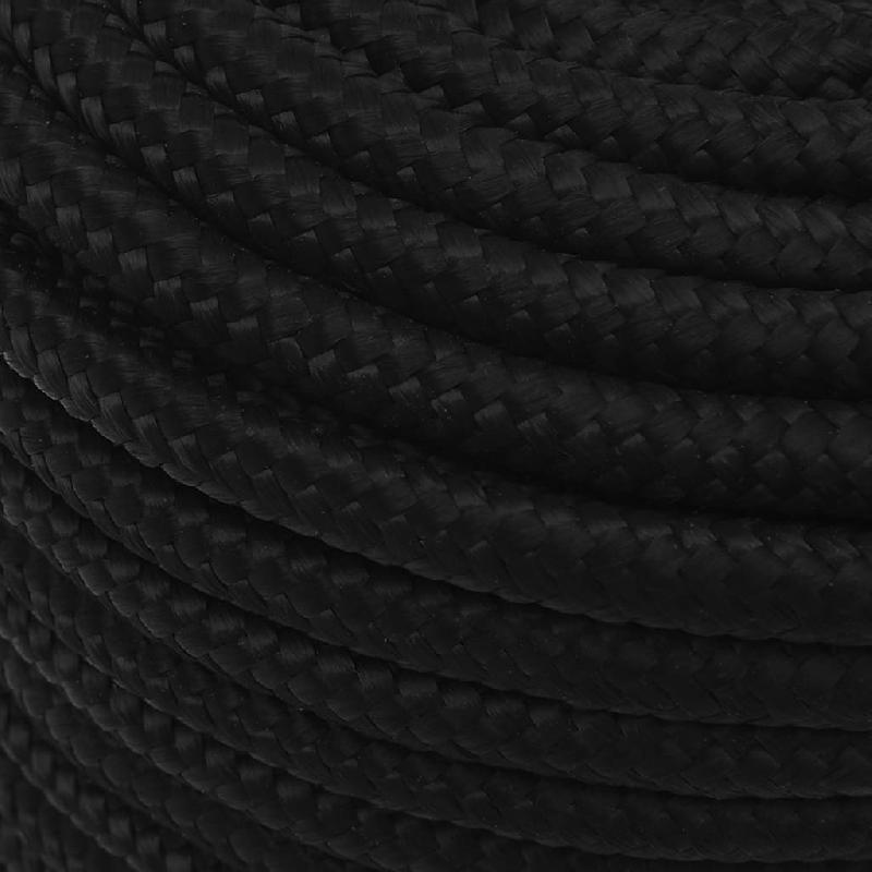 Vidaxl corde de travail noir 12 mm 50 m polyester 152827_2