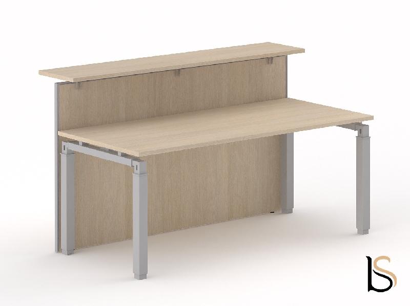 Banque d'accueil droite ROCK Arche - Mobel Linea. - 80, Blanc_2