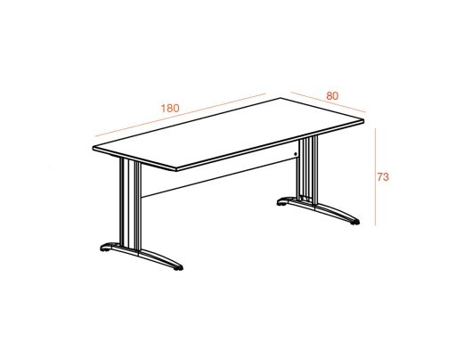Bureau de direction CORPORATE avec armoire à rideaux_2