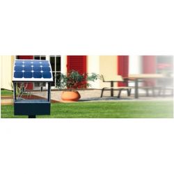 Lampe électrique anti insecte solaire - RÉF. DRA09-ET - Protection jusqu'à 8 hectares - Panneau solaire 48W_2