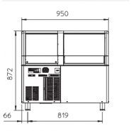 Machine à glace en grains Scotsman - 120 kg/24 h - Finition inox - Stockage 40 kg - AF 124 WS_2