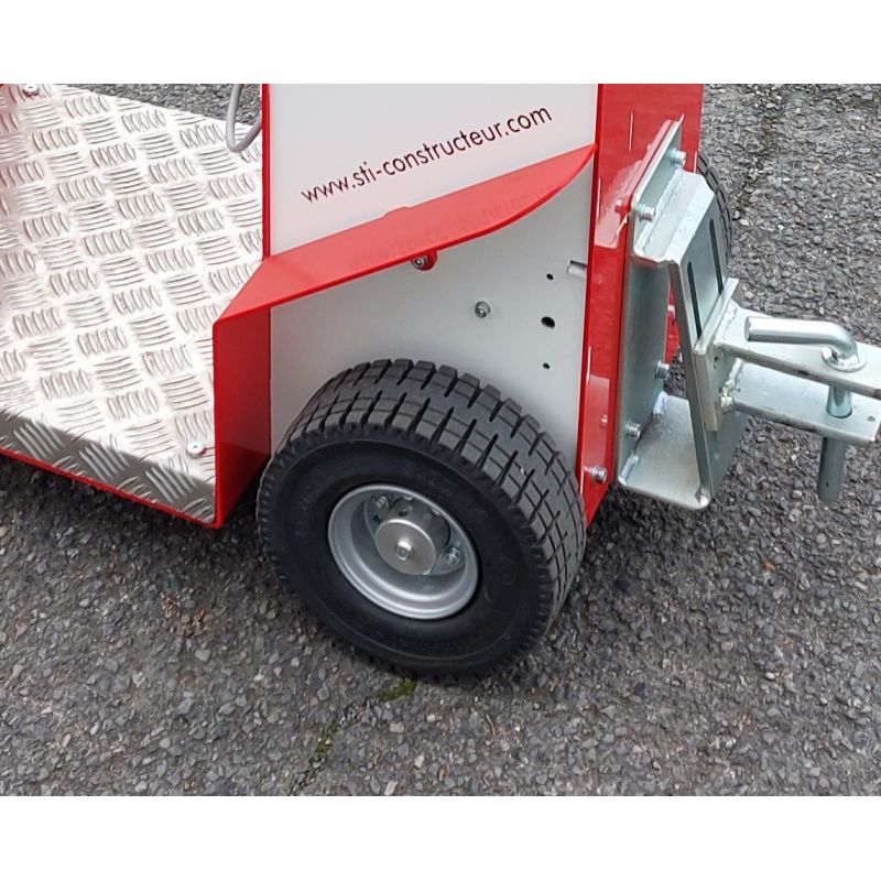 Tracteur autoporté Imove 400 AD - STI constructeur pour déplacer des chariots et matériels sur roues jusqu'à 700 kg sur terrain plat_2