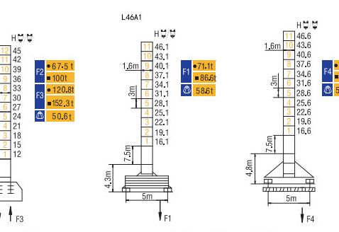 Xt6012l-8-ce grue à tour - xcmg -longueur de la flèche 60m max. - capacité de levage 8t_2