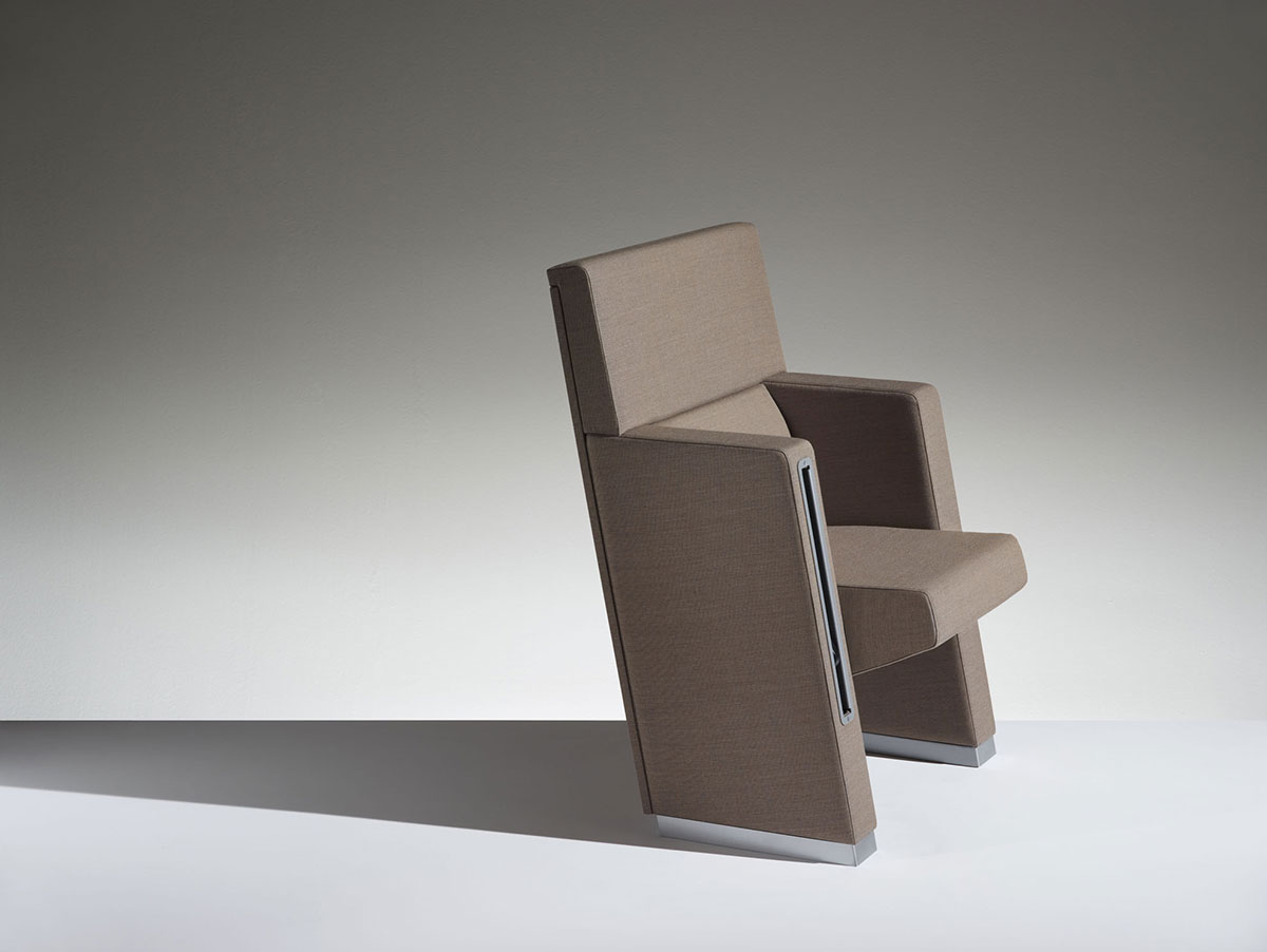 Fauteuil simple et stylé L213 - Pour conférences, auditoriums, théâtres, et espaces d'apprentissage_2