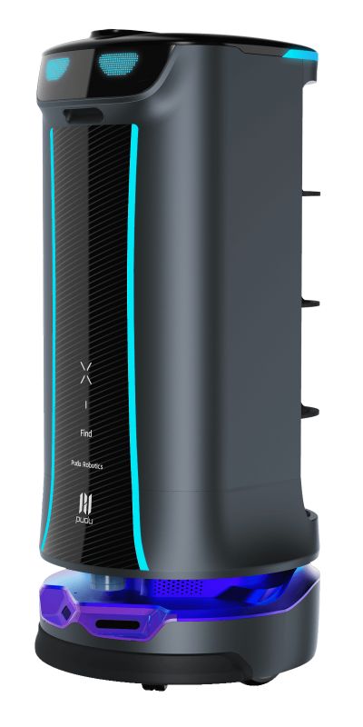 Holabot - robot de service Pudu Robotics - capacité multi-plateaux 60kg - contrôle vocal et gestuel_2