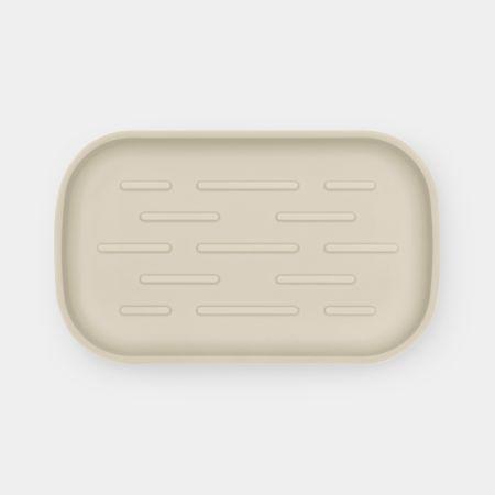 Porte-savon ReNew Soft Beige - Rainuré pour garder le savon sec - Pieds antidérapants_2