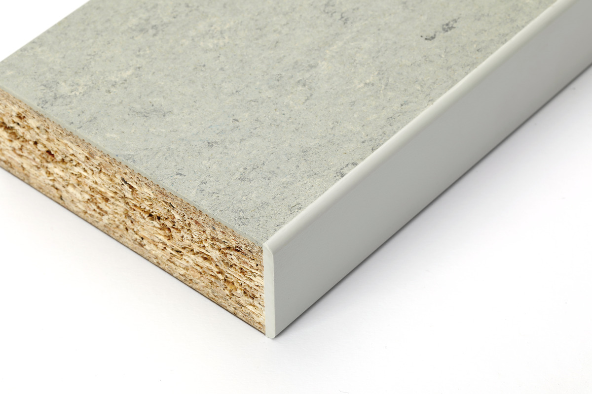 Établi sur pieds Cubio avec armoire à 5 tiroirs - 41003231.11V - plateau lino 40 mm - 2000x750x840 mm_2
