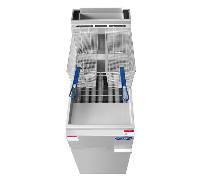 Friteuse professionnelle gaz sur socle puissant et fiable - atosa atfs40 de mobigrill_2