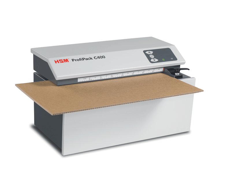 Machine de matelassage pour emballage HSM ProfiPack C400 - réglage du rembourrage et fonctionnement continu_2