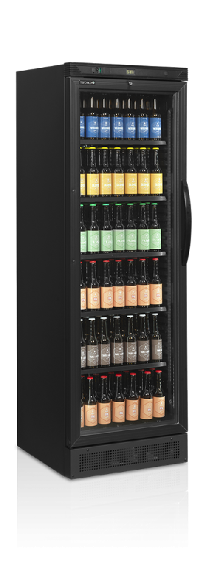 Réfrigérateur à boissons, charnières côté gauche CEV425 BLACK L/H TEFCOLD_2