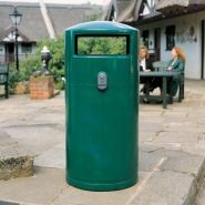 Poubelle communautaire - Glasdon - 110 litres - acier ou plastique moulé - sécurité incendie_2