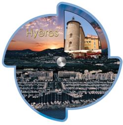 Magnet personnalisé moulin à vent - MDF, folio magnétique et carton - Diamètre 76 mm - Fabriqué en France_2