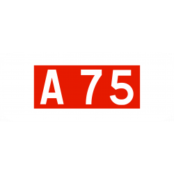Panonceau d'identification M10a - Numéro de route ou d'autoroute_2
