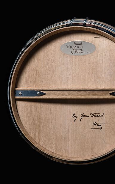 Tonneaux Jean Vicard avec chauffe spécifique pour respect du fruit