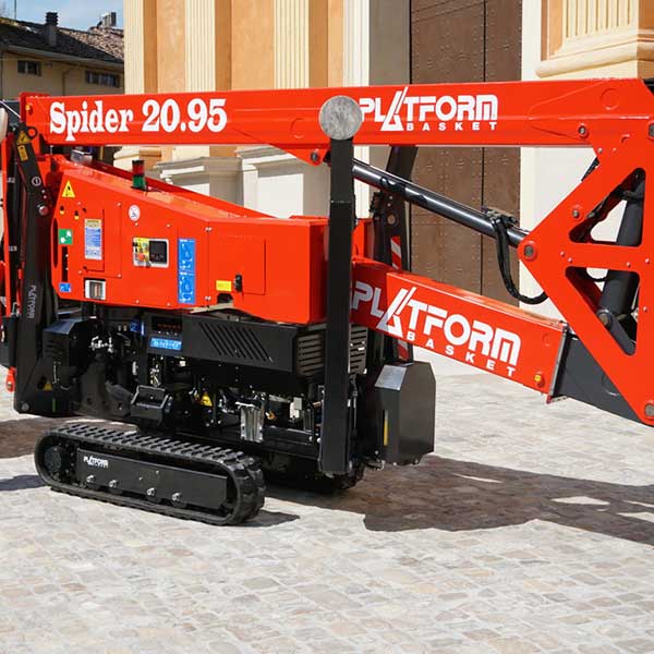 Nacelle araignée sur chenille performante et légère, capacité de charge de 230kg avec une hauteur de travail de 19.40m - SPIDER 20.95_2
