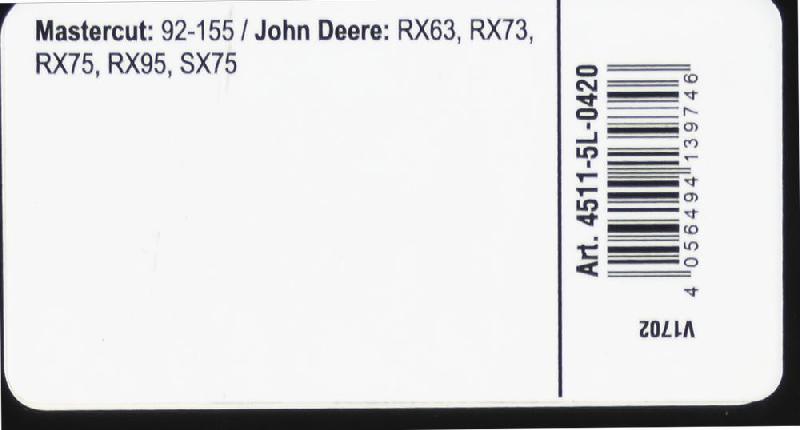 Courroie trapézoïdale X-Grip V - type 5L420_2