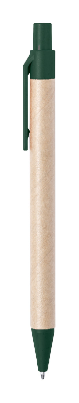 Stylo bille - en papier recyclé et plastique écologique en paille de blé - encre bleue_2