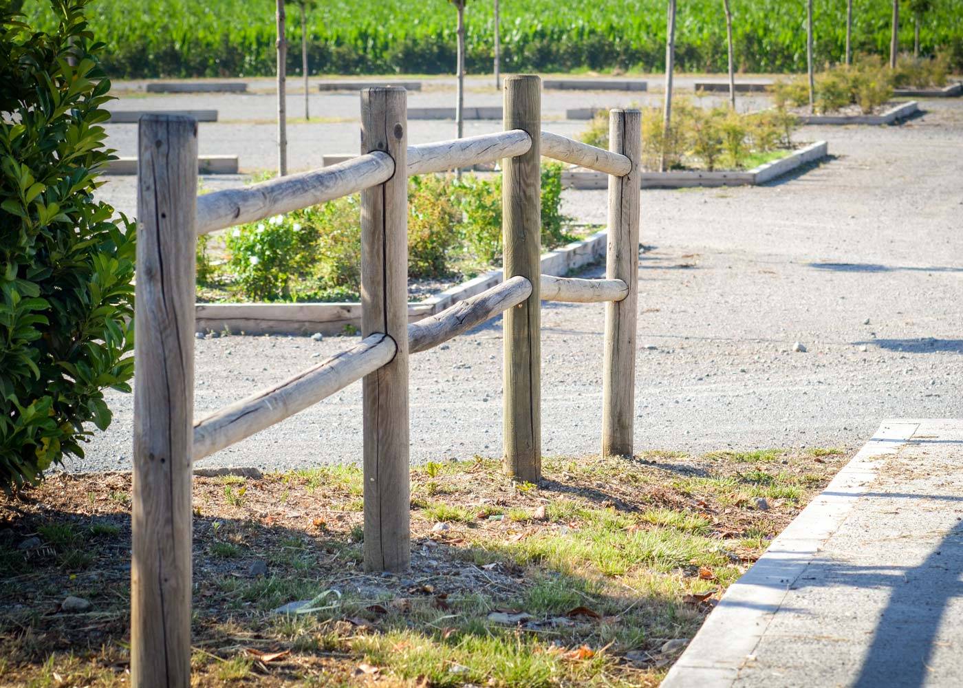 Barrière urbaine en bois de pin - VRV460 - Traitée classe IV contre insectes et vrillettes_2