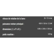 E-AKS-F 400 - Tronçonneuse acier à fraise-scie semi-automatique - Epple Maschinen - Lame 350 mm - Coupes angles et droites_2