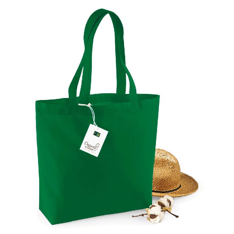 Sac coton bio shopping Westford Mill - Réf: W180 - Coton biologique certifié - Plusieurs couleurs disponibles_2