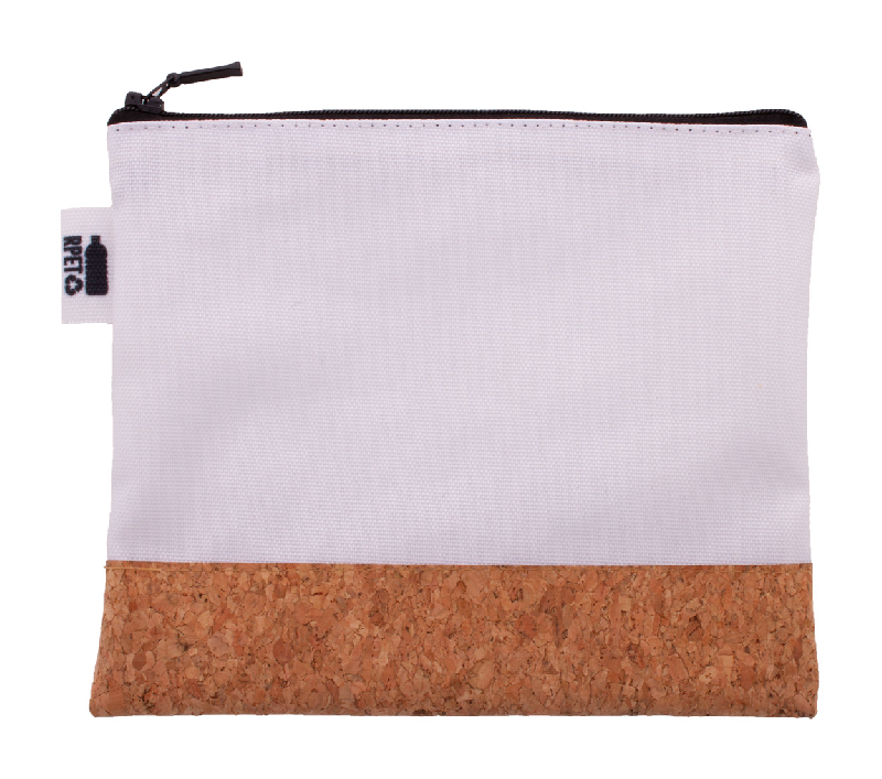 Trousse de maquillage personnalisée - polyester RPET 600D et liège naturel - impression sublimation_2