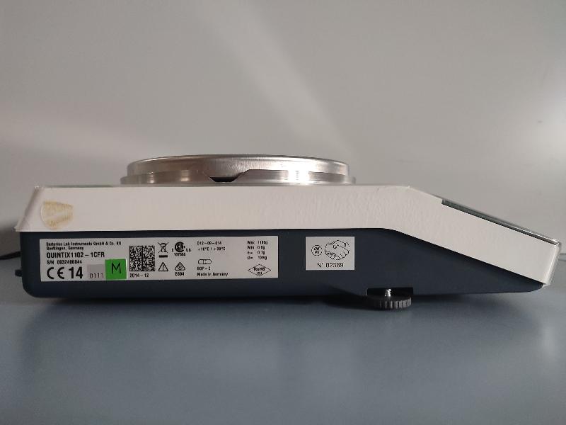 Balance de précision SARTORIUS QUINTIX 1102 1CFR  1100g / 0,01g_2