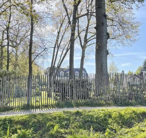 Clôture en bois de châtaignier - Ganivelle chataignier/145 - Durable et esthétique, idéale pour jardins et plages_2