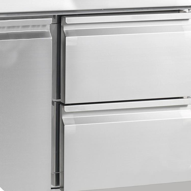 Comptoir à pizza GN1/1 PT930 Inox L1365mm 16456 TEFCOLD_2