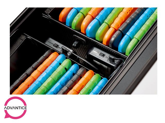 Paraproject Case i20 KidsCover - Valise de stockage et rechargement pour 20 tablettes avec étuis de protection en mousse_2